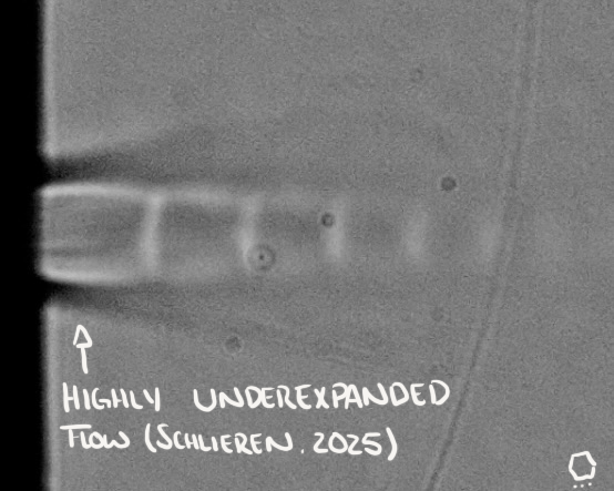 Image of a highly underexpanded nozzle